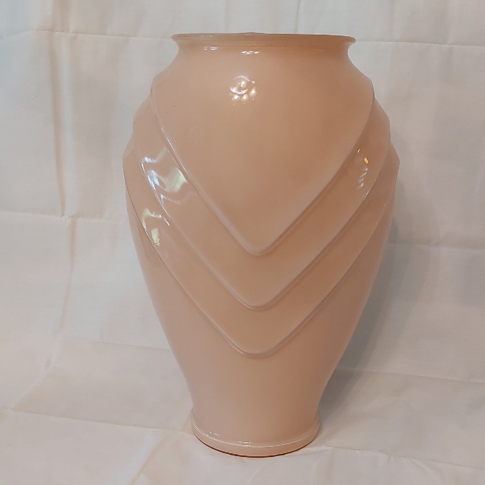 Elegant Peachy Cream Vase